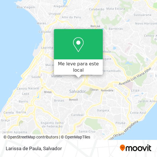 Larissa de Paula mapa