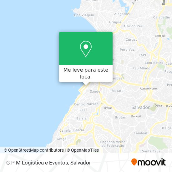 G P M Logistica e Eventos mapa