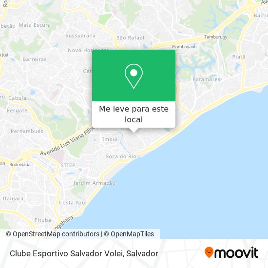 Clube Esportivo Salvador Volei mapa