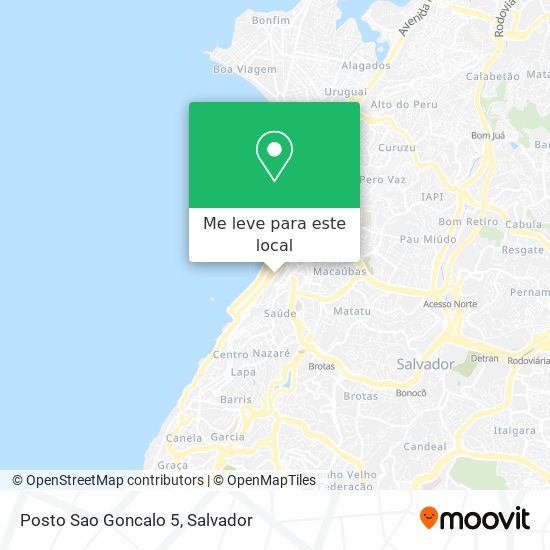 Posto Sao Goncalo 5 mapa