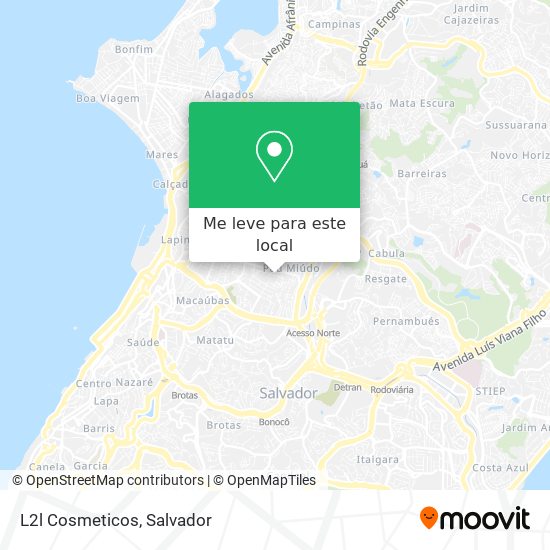 L2l Cosmeticos mapa