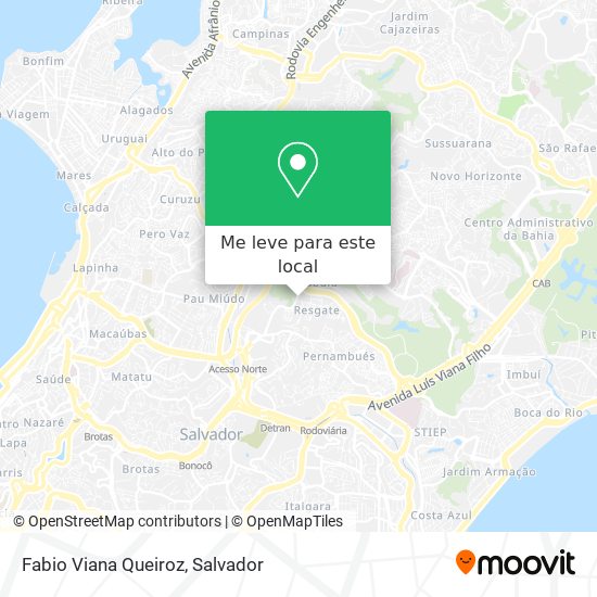 Fabio Viana Queiroz mapa