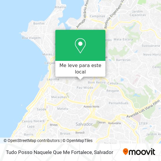 Tudo Posso Naquele Que Me Fortalece mapa