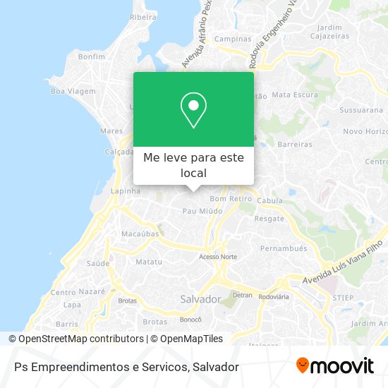 Ps Empreendimentos e Servicos mapa