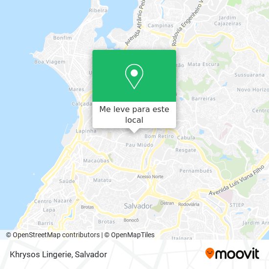 Khrysos Lingerie mapa