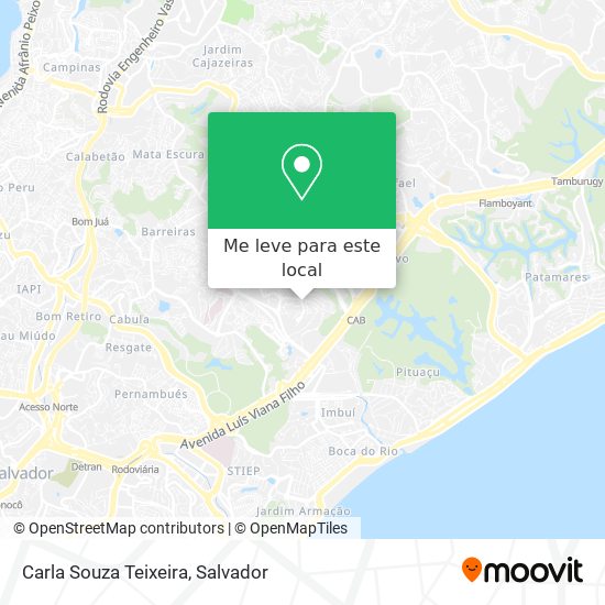 Carla Souza Teixeira mapa