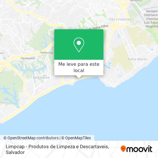 Limpcap - Produtos de Limpeza e Descartaveis mapa