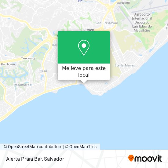 Alerta Praia Bar mapa