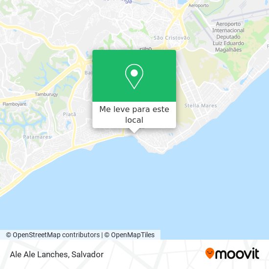 Ale Ale Lanches mapa