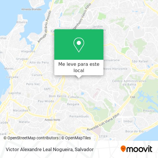 Victor Alexandre Leal Nogueira mapa