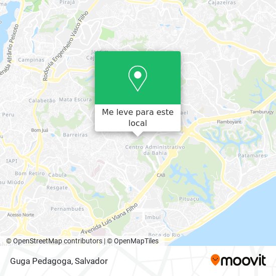 Guga Pedagoga mapa