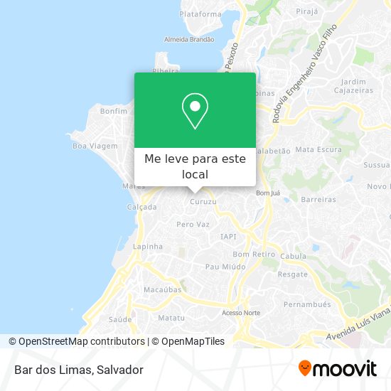 Bar dos Limas mapa