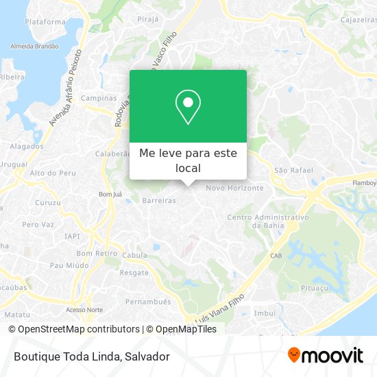 Boutique Toda Linda mapa