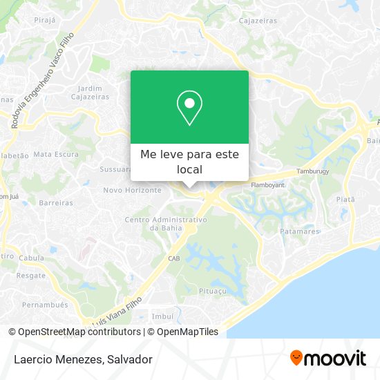 Laercio Menezes mapa