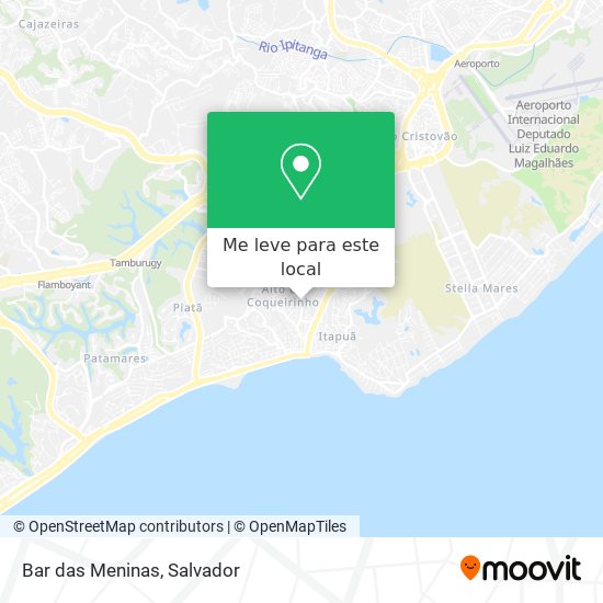 Bar das Meninas mapa