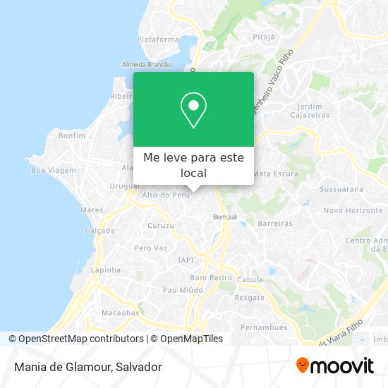 Mania de Glamour mapa