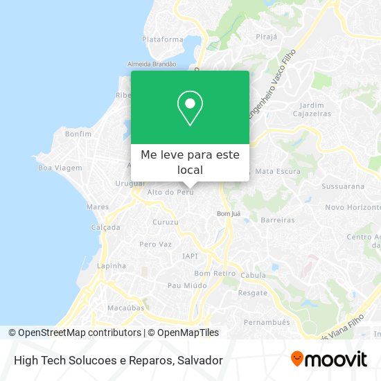 High Tech Solucoes e Reparos mapa