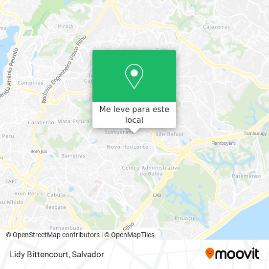 Lidy Bittencourt mapa