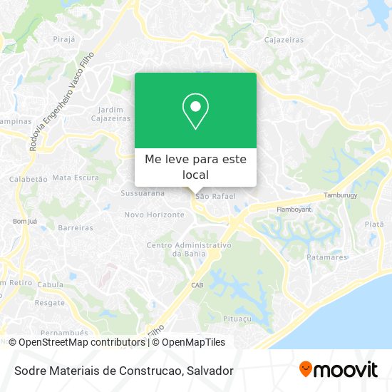 Sodre Materiais de Construcao mapa