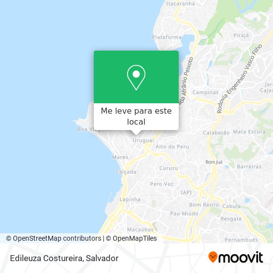 Edileuza Costureira mapa