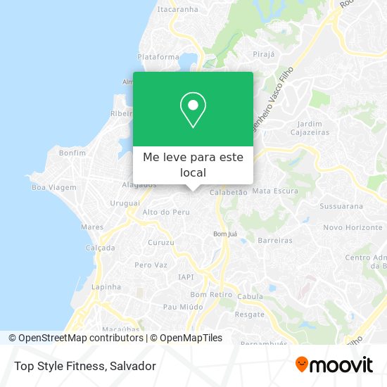 Top Style Fitness mapa