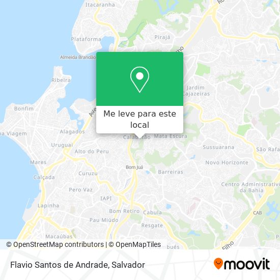 Flavio Santos de Andrade mapa