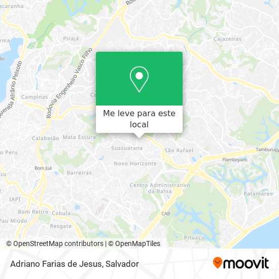 Adriano Farias de Jesus mapa