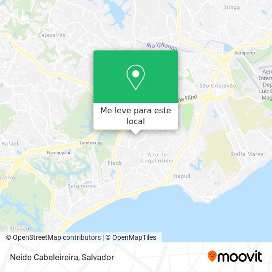 Neide Cabeleireira mapa