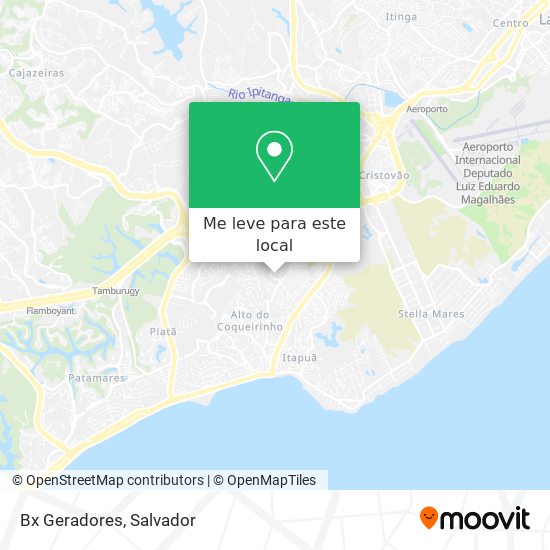 Bx Geradores mapa
