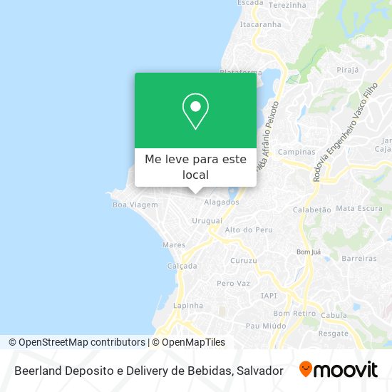 Beerland Deposito e Delivery de Bebidas mapa