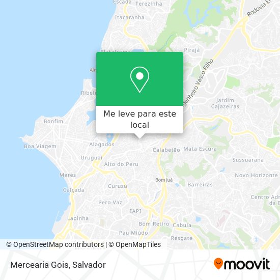 Mercearia Gois mapa