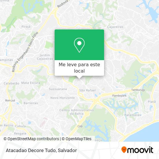 Atacadao Decore Tudo mapa