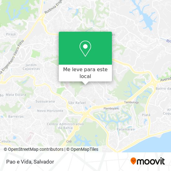 Pao e Vida mapa
