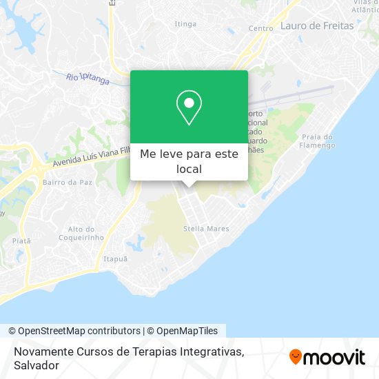 Novamente Cursos de Terapias Integrativas mapa