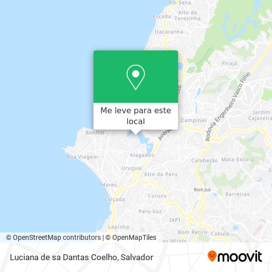 Luciana de sa Dantas Coelho mapa