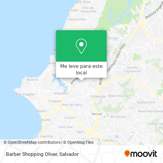 Barber Shopping Oliver mapa