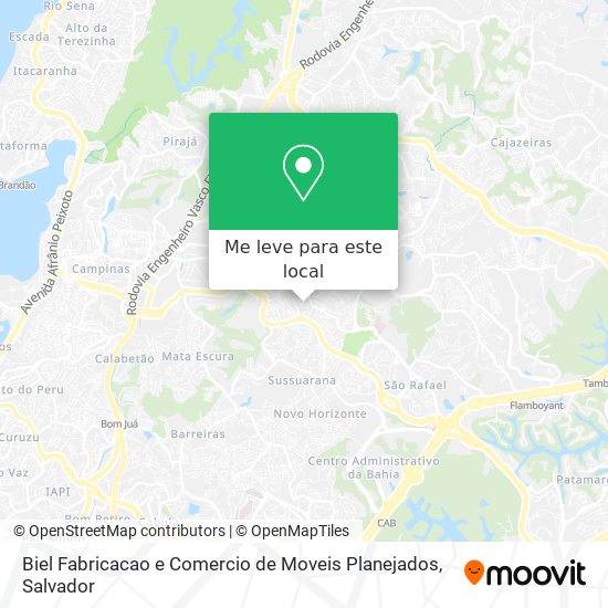 Biel Fabricacao e Comercio de Moveis Planejados mapa