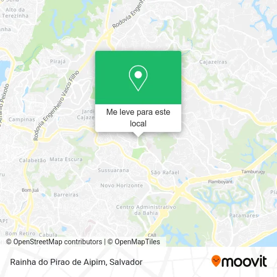 Rainha do Pirao de Aipim mapa