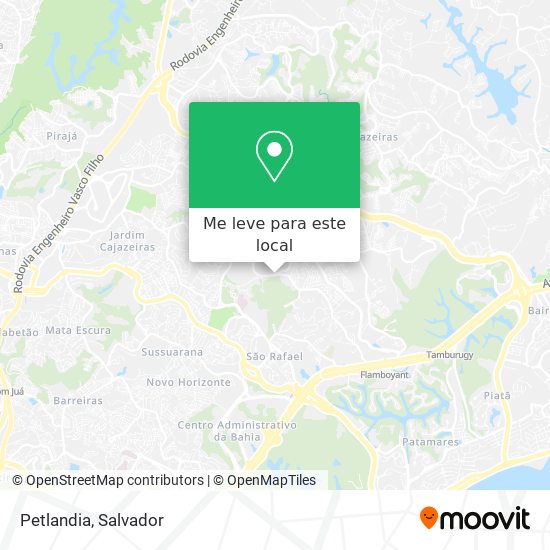 Petlandia mapa