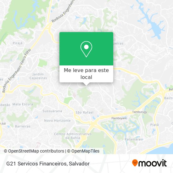 G21 Servicos Financeiros mapa