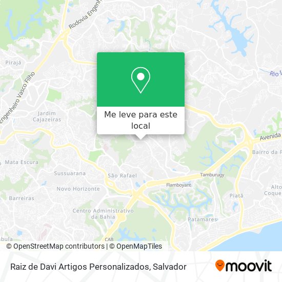 Raiz de Davi Artigos Personalizados mapa