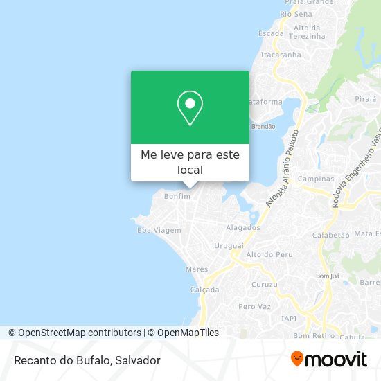 Recanto do Bufalo mapa