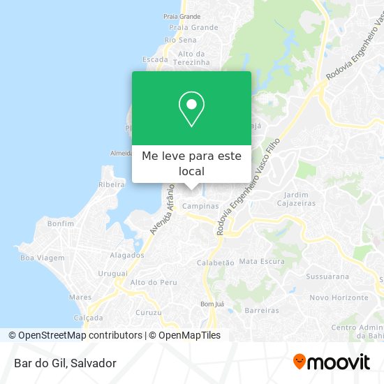Bar do Gil mapa