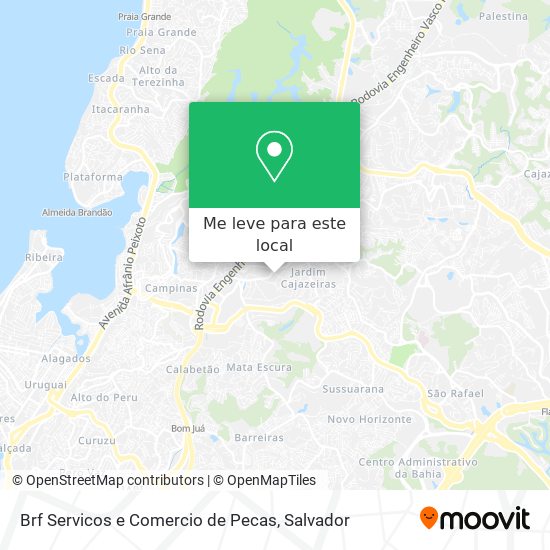 Brf Servicos e Comercio de Pecas mapa