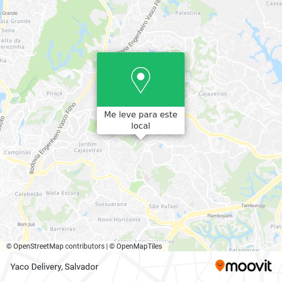 Yaco Delivery mapa