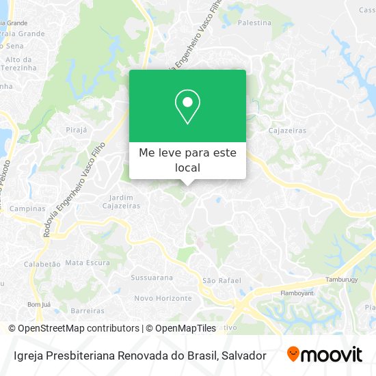 Igreja Presbiteriana Renovada do Brasil mapa