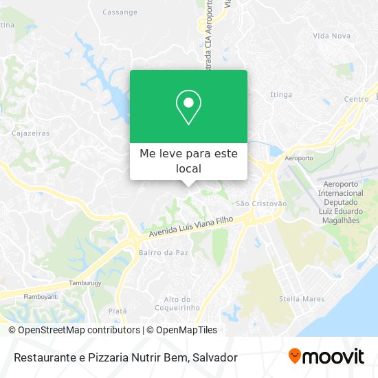 Restaurante e Pizzaria Nutrir Bem mapa