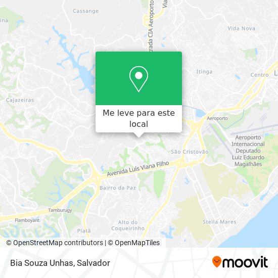 Bia Souza Unhas mapa