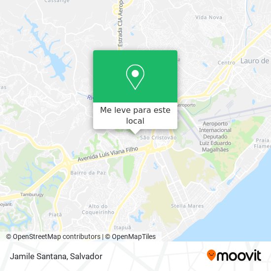 Jamile Santana mapa