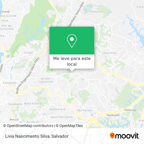Livia Nascimento Silva mapa